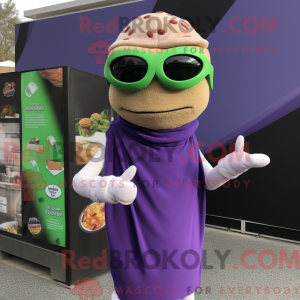 Lavender Falafel mascot...