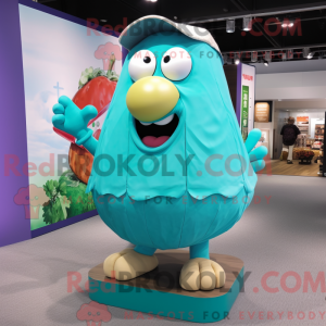 Cyan Potato Maskottchen...