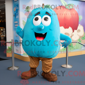 Cyan Potato Maskottchen...