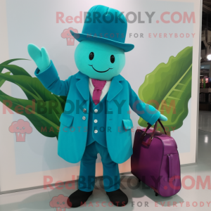 Turkis Beet maskot kostume...