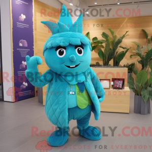 Turkis Beet maskot kostume...
