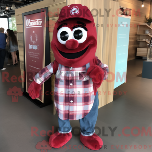 Maroon Spaghetti mascot...