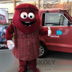 Maroon Spaghetti mascot...