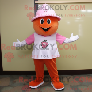 Peach Beet mascot costume...