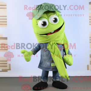 Limegrøn Moussaka maskot...