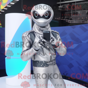 Sølv Maskot węża...