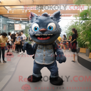 Black Tuna mascot costume...