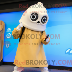 Kremowa maskotka...