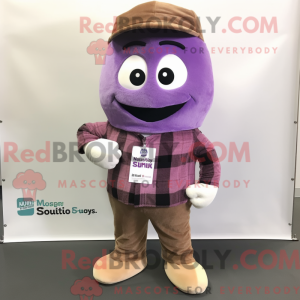 Purple Momentum mascot...