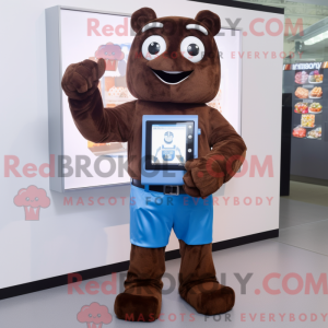 Brown Chocolate Bars mascot...