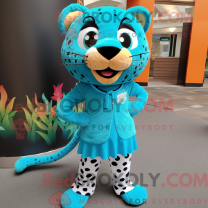 Turkis Leopard maskot...