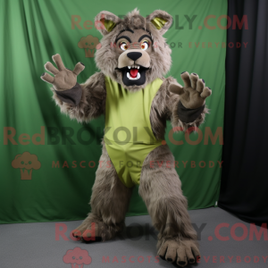 Olive Werewolf maskot...