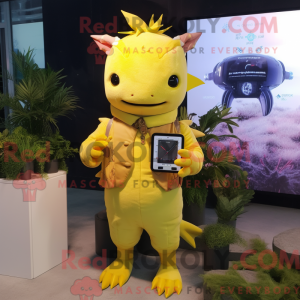 Costume mascotte d Axolotls...