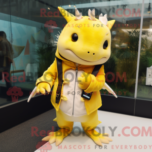 Costume mascotte d Axolotls...