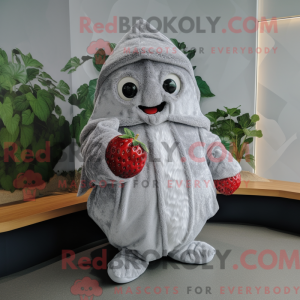 Silver Strawberry mascot...
