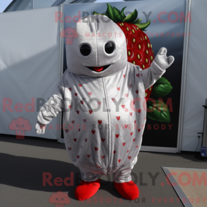 Silver Strawberry mascot...