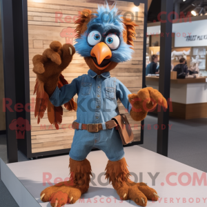 Rust Harpy maskot kostume...
