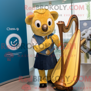 Maskottchen-Kostüm Goldene...