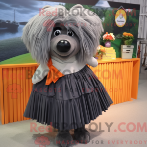 Figura de máscara de cinza...