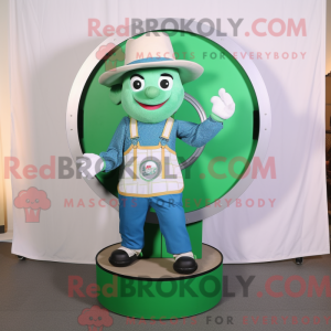 Green Plate Spinner maskot...