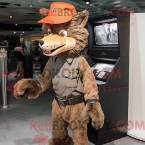 Postava maskota Rust Wolf...