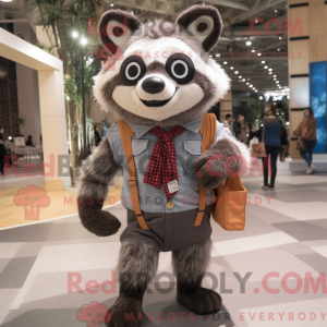 Vaskebjørn maskot kostume...