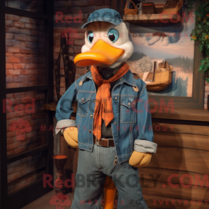 Rust Muscovy Duck mascot...