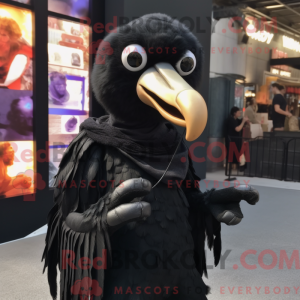 Black Dodo Bird mascot...