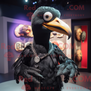 Black Dodo Bird mascot...