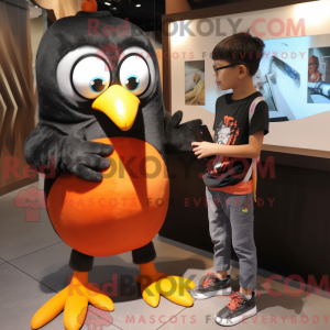 Peach Crow-maskotdraktfigur...