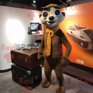 Rust Meerkat maskot drakt...