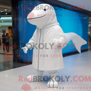 White Whale mascot costume...