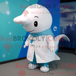 White Whale mascot costume...