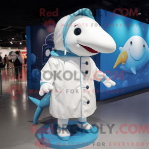 White Whale mascot costume...