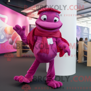 Magenta Frog máscara...