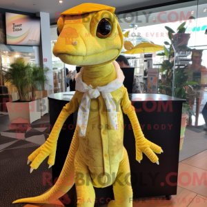 Lemon Yellow Geckos mascot...