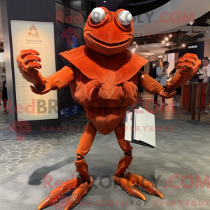 Rust Crab mascottekostuum...