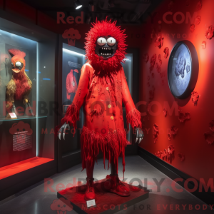Red Undead maskot kostume...
