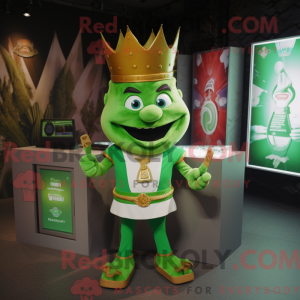 Máscara Green King usada...