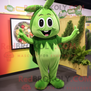 Oliven Spinat maskot...