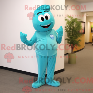 Turquoise Plum mascot...