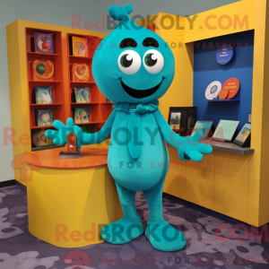 Turquoise Plum mascot...