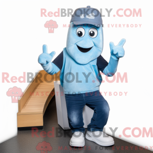 Blue Ice mascot costume...