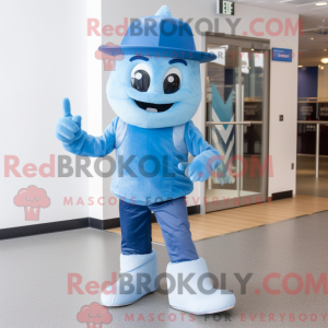 Blue Ice mascot costume...