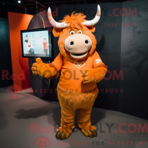 Máscara de Yak-maskotdrakt...