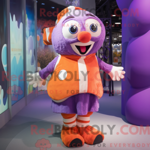 Lavender Clown Fish mascot...