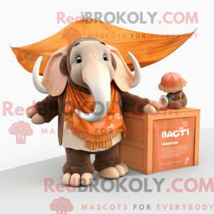 Peach Mammoth mascot...