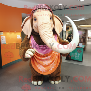 Peach Mammoth mascot...