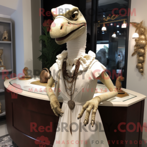 Krem Velociraptor maskot...