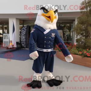 Navy Eagle mascot costume...